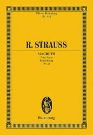 Strauss: Macbeth Opus 23 (Study Score) published by Eulenburg